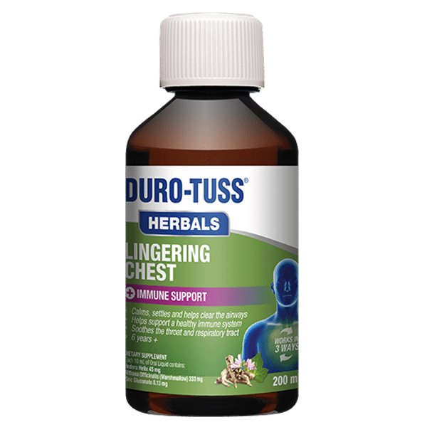 DURO-TUSS HERBALS LINGERING CHEST + IMMUNE SUPPORT