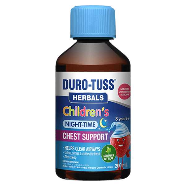 DURO-TUSS HERBALS CHILDREN’S NIGHT-TIME CHEST SUPPORT