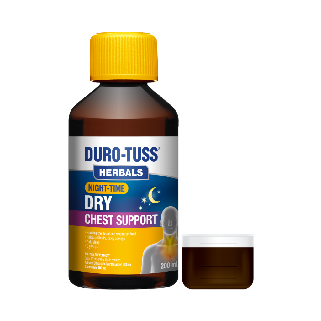 DURO-TUSS HERBALS NIGHT-TIME DRY CHEST SUPPORT