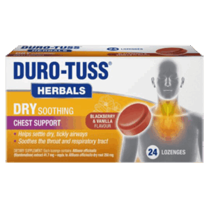 DURO-TUSS HERBALS DRY SOOTHING CHEST SUPPORT Lozenges